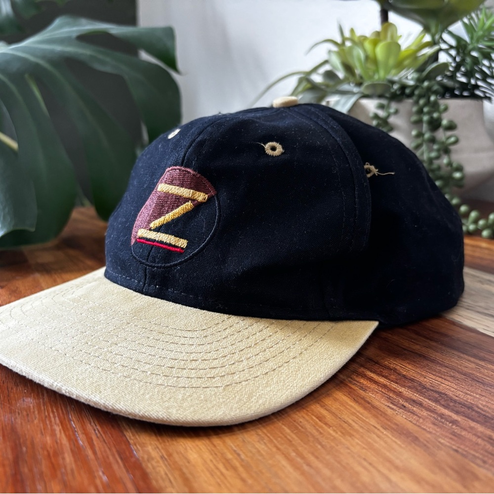 Cameo Black Cotton Cap